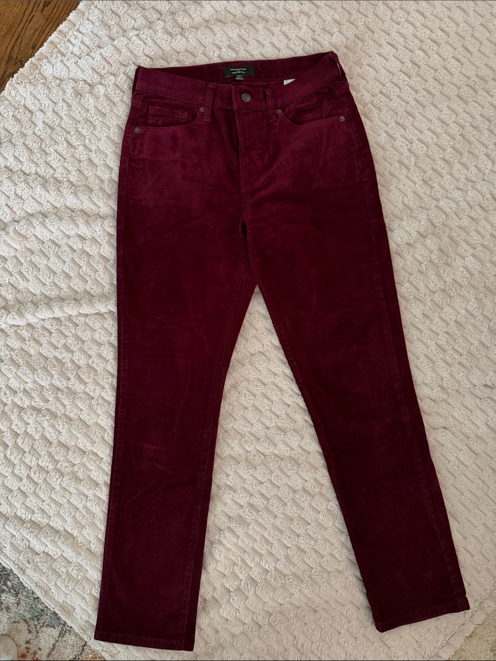 Banana Republic Women's Burgundy Skinny Jeans